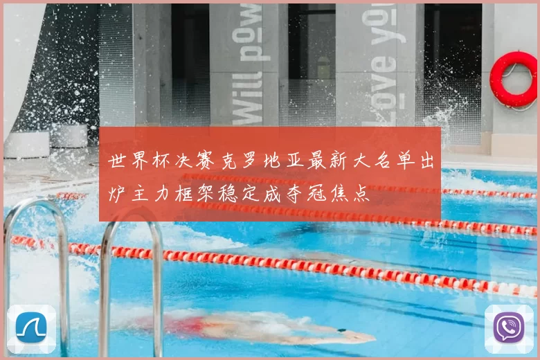 世界杯决赛克罗地亚最新大名单出炉主力框架稳定成夺冠焦点