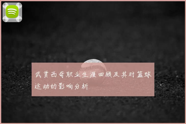 武贾西奇职业生涯回顾及其对篮球运动的影响分析